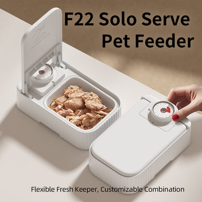 Pet Single Meal Feeders 48h Temporizador Ice Crystal Box