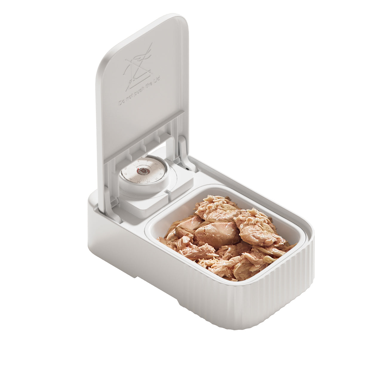 Pet Single Meal Feeders 48h Temporizador Ice Crystal Box