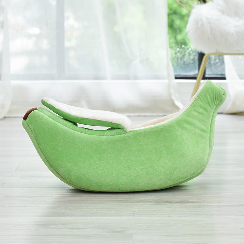 Removable And Washable Round Long Hair Cat's Nest Four Seasons